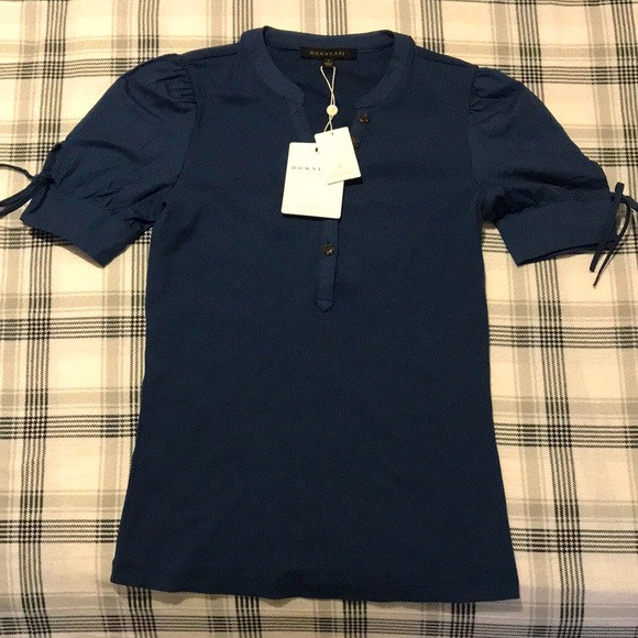 Downeast blue blouse - Picture 1 of 7